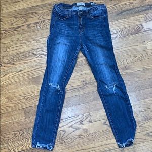 Boutique distressed jeans!